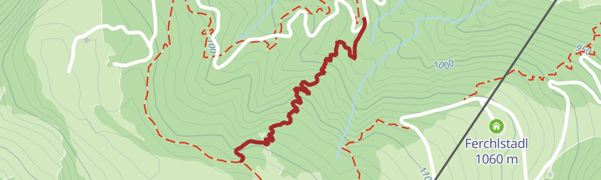 Route map: 1. Sektion Iglmoos Trail